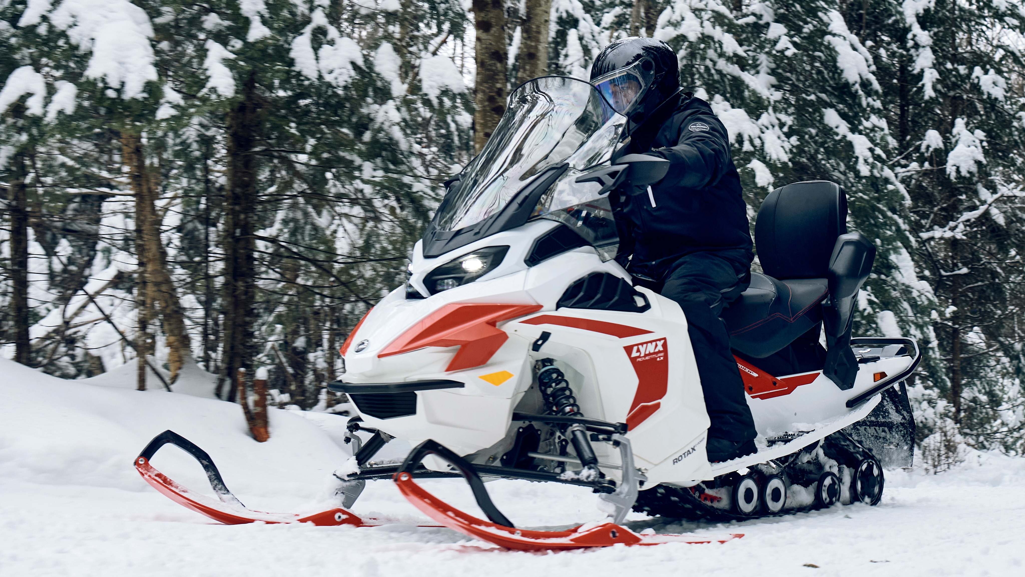 electric ski-doo grand touring in action