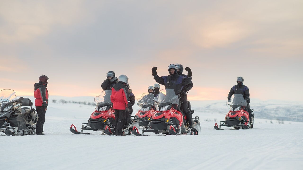 The 2023 Lynx snowmobile lineup trailer