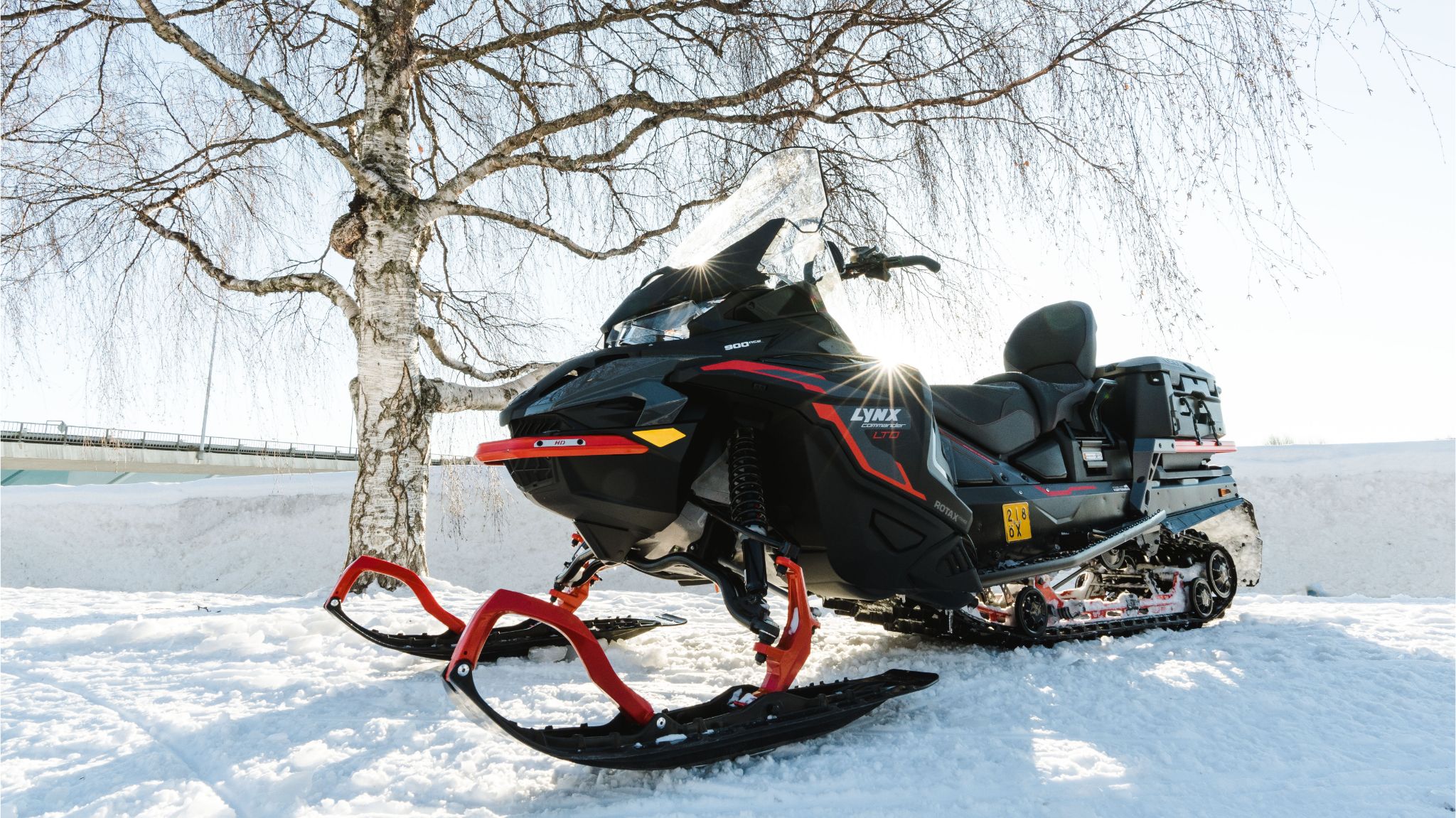 The 2023 Lynx snowmobile lineup trailer