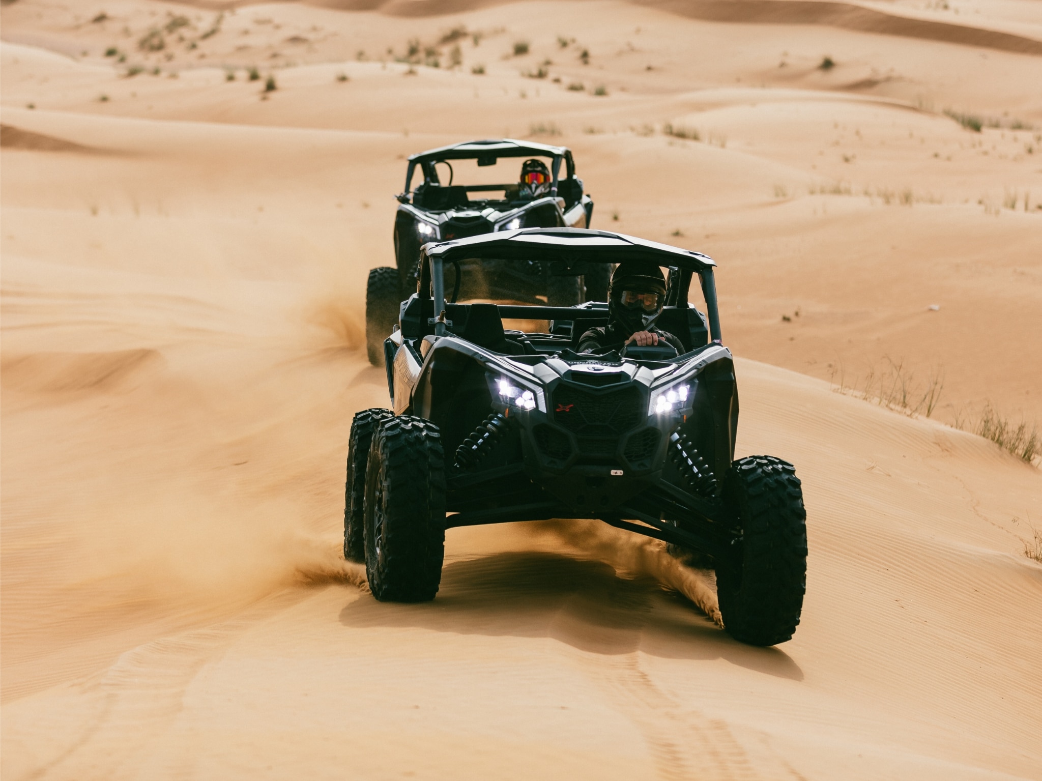 One hour of full-on SxS thrills zooming on the sand dunes of Dubai, UAE