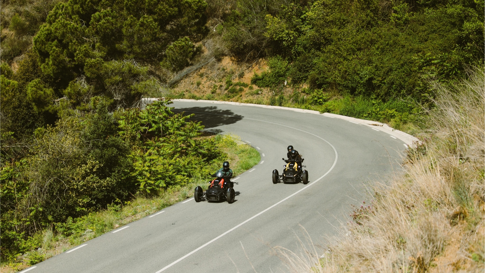 can-am riders in Barcelona