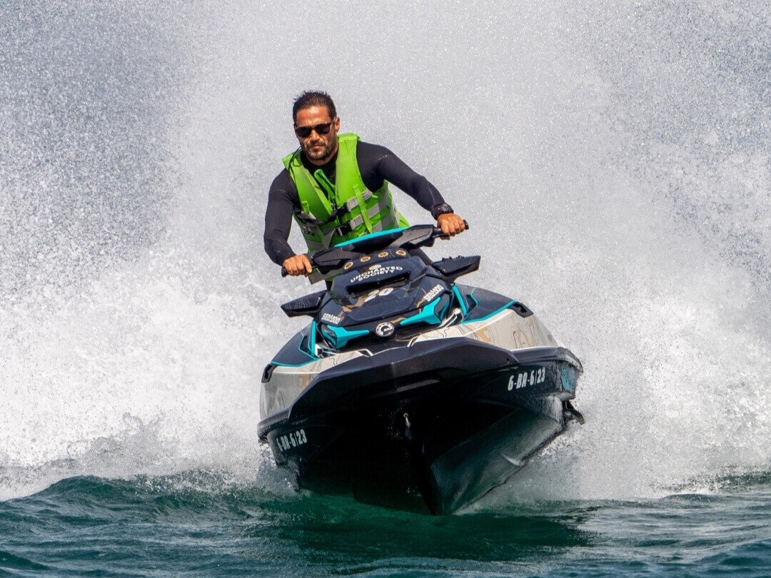 Cruise the Mediterranean Sea with a Sea-Doo, video+drones, Barcelona, ES