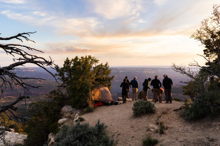 Voyage de camping en cote-a-cote Can-Am dans le Grand Canyon