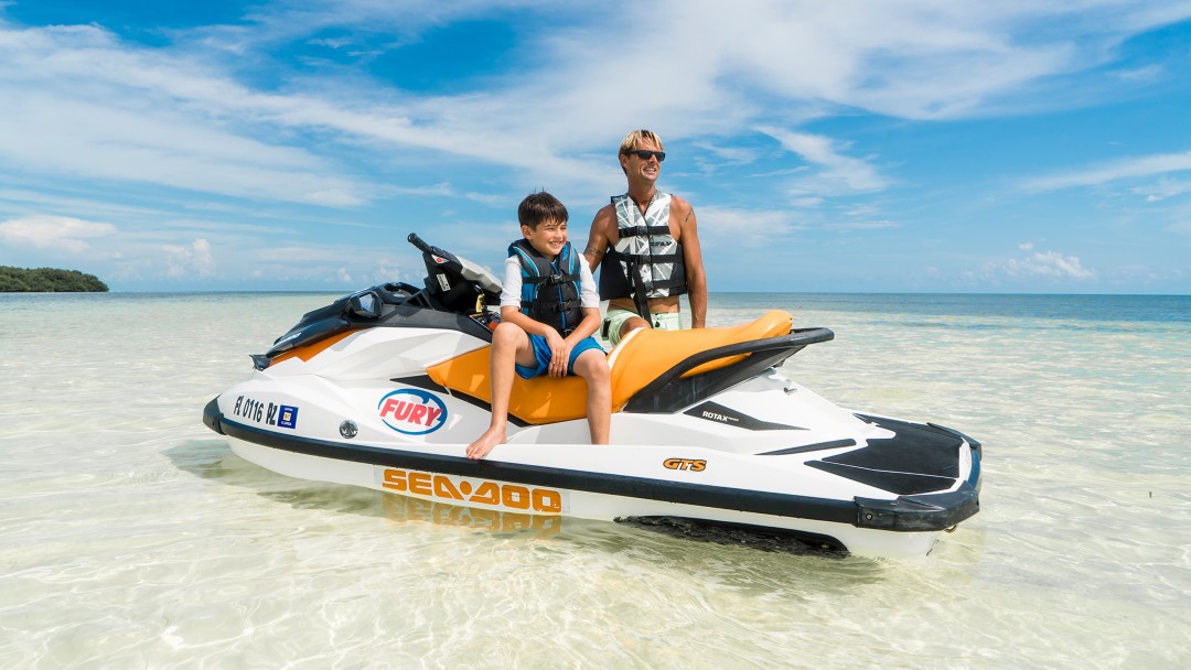 two people on a sea-doo