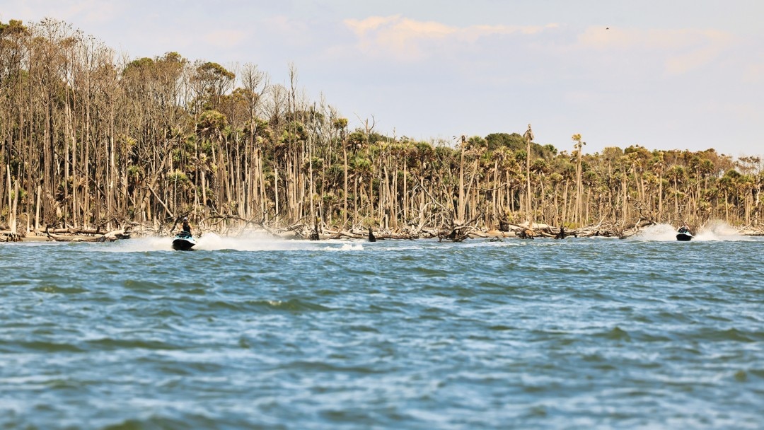 sea-doo sur la côte de la Caroline du Sud