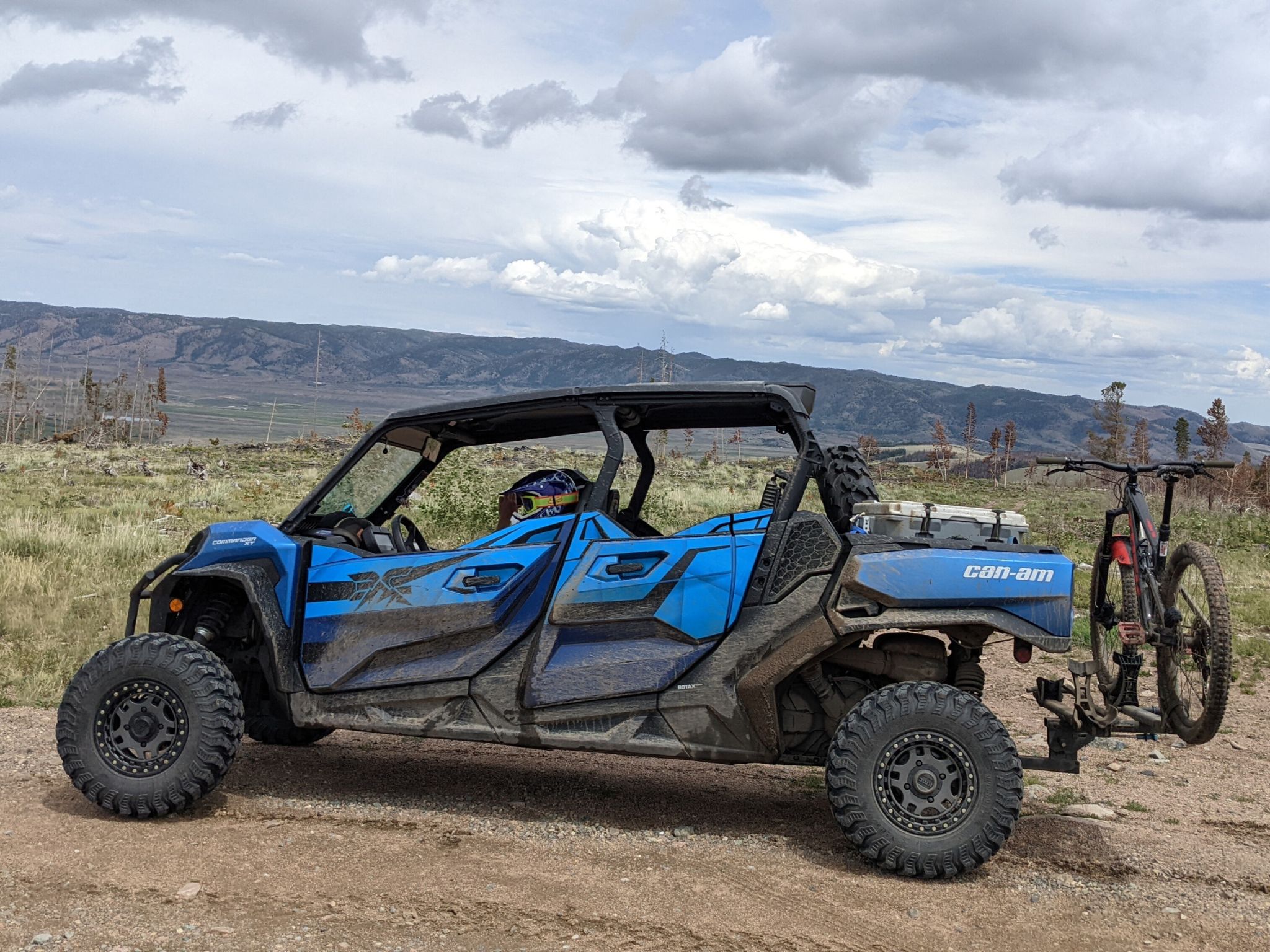The thrill of riding an UTV way off‑road outside Laramie, WY