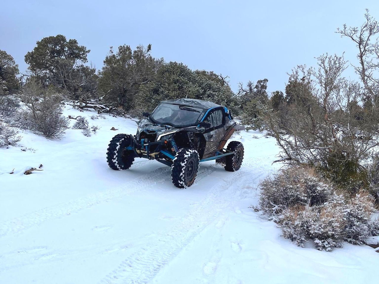 Off-road 4-wheel fun in snowy Montebello, QC