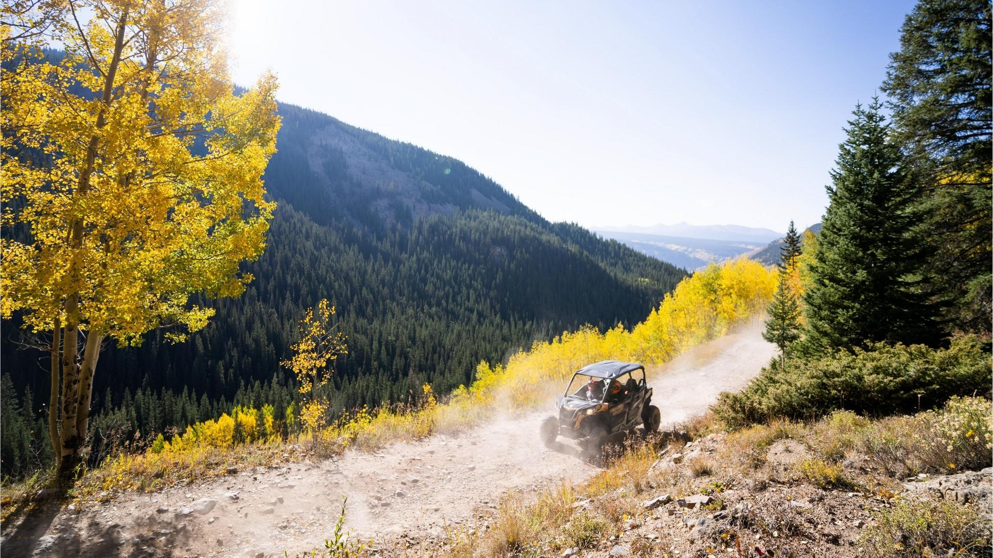 two riders in a Can-Am
