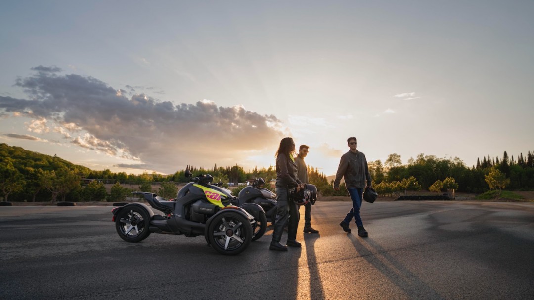 group of Ryker riders