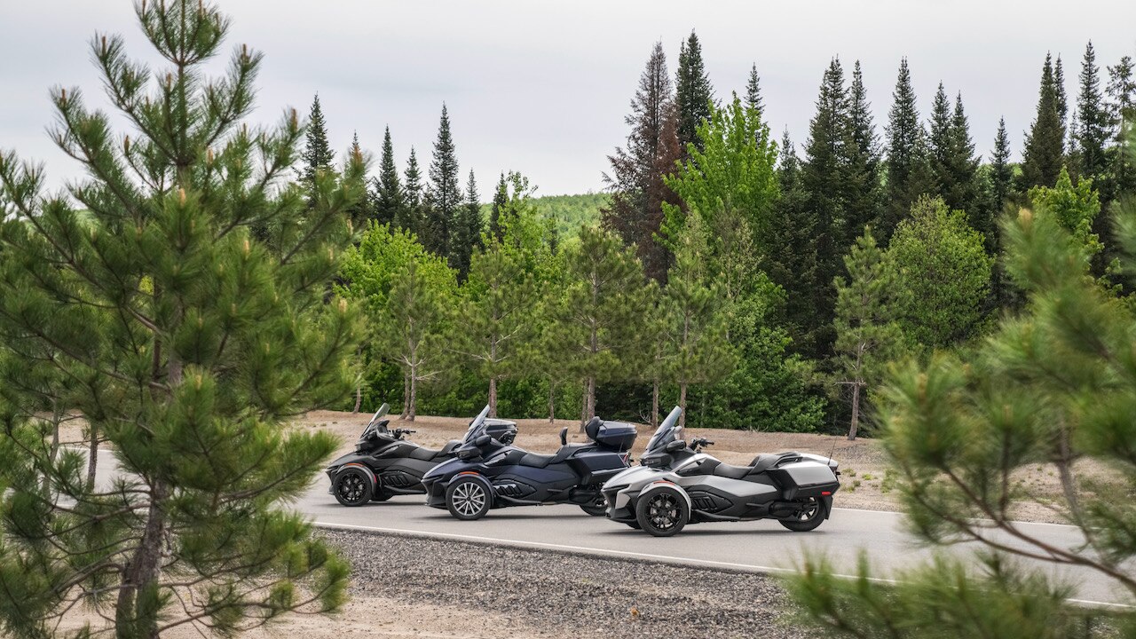 The new 2023 Can-Am On-Road lineup trailer