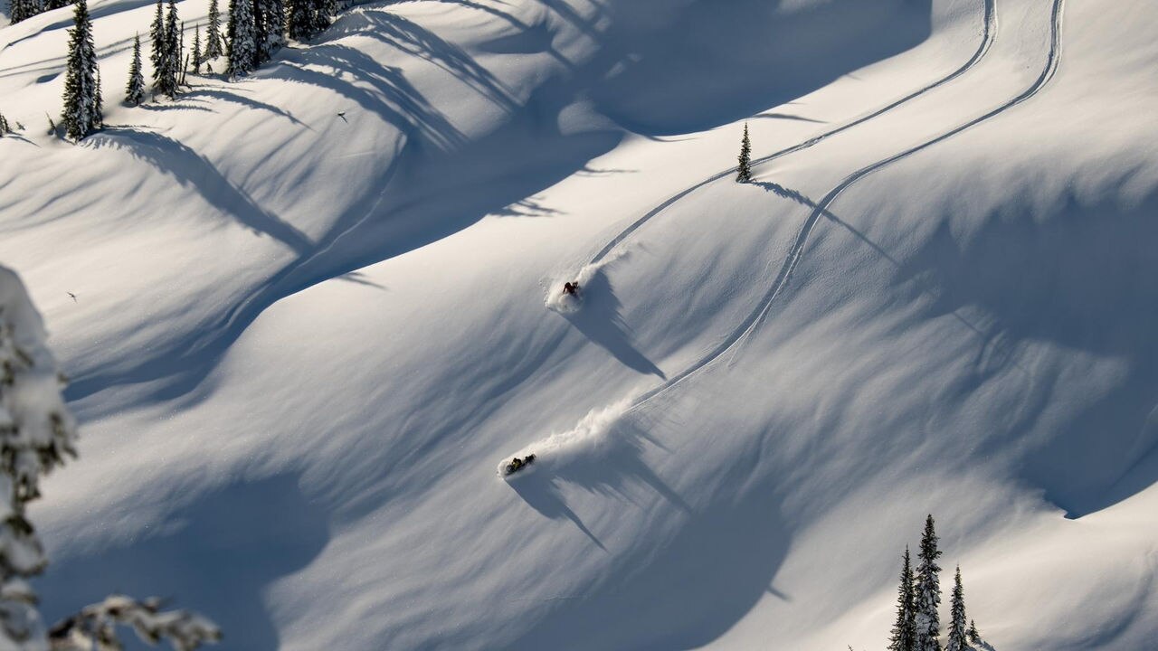The 2023 Ski-Doo snowmobile lineup trailer