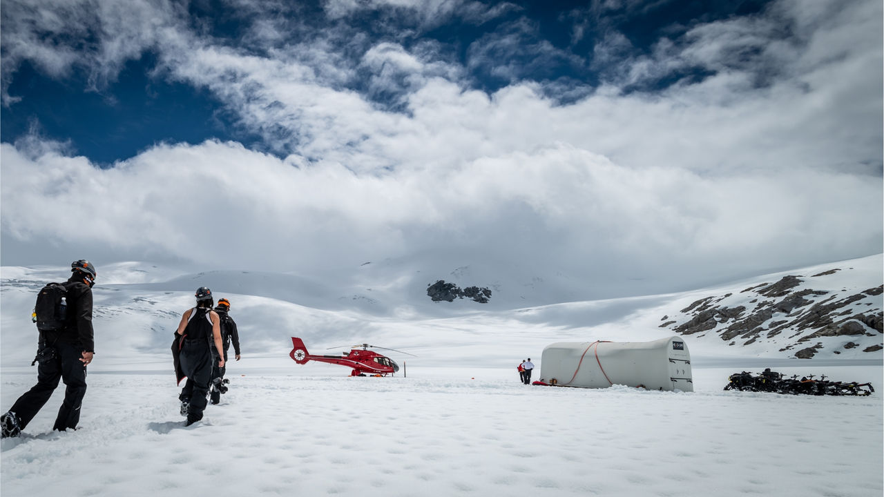 The 2023 Ski-Doo snowmobile lineup trailer
