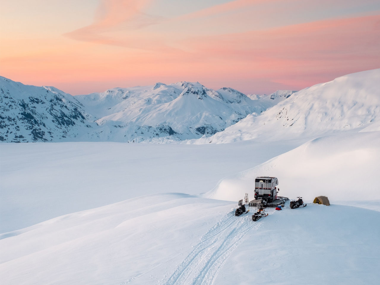 Helicopter to your Ski-Doo destination in iconic Whistler, BC