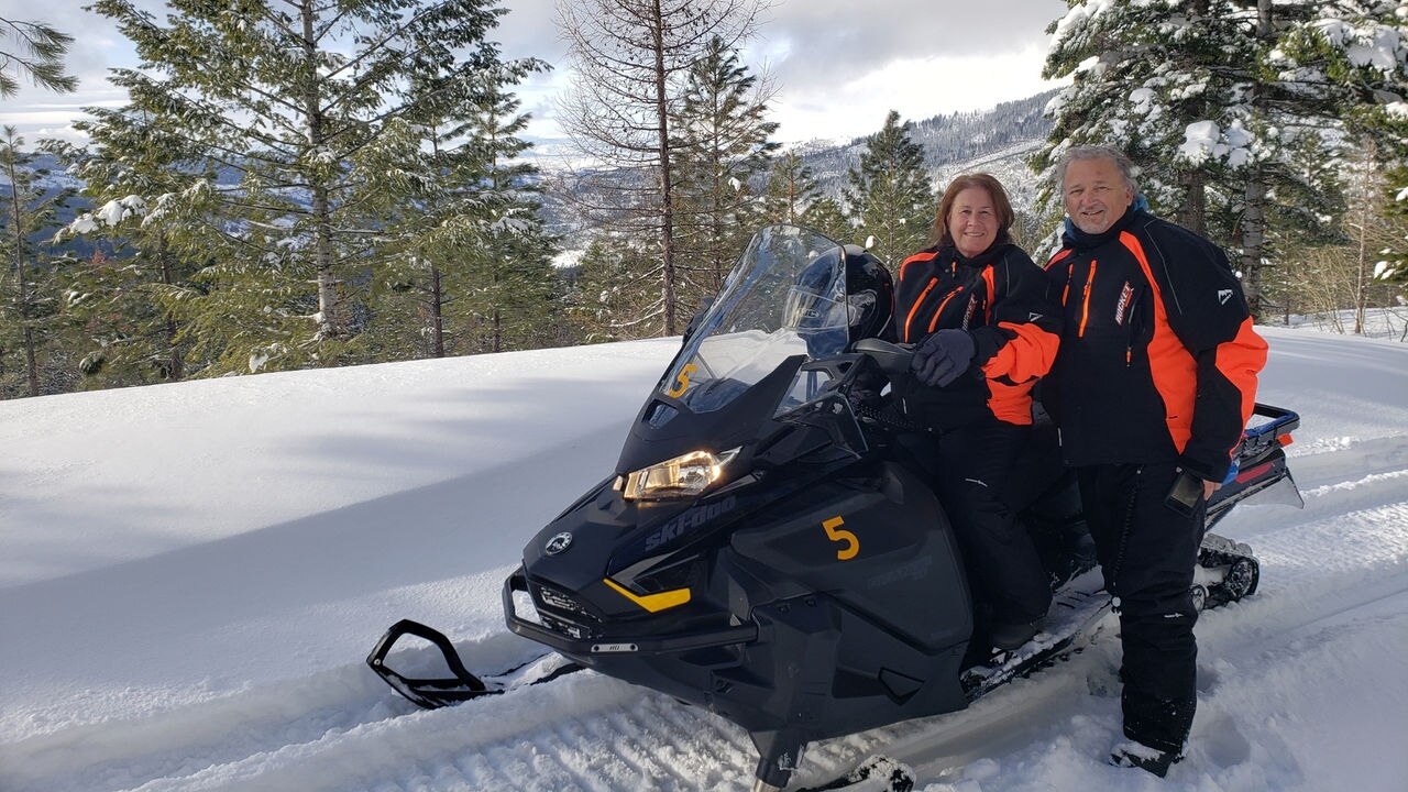 The 2023 Ski-Doo snowmobile lineup trailer