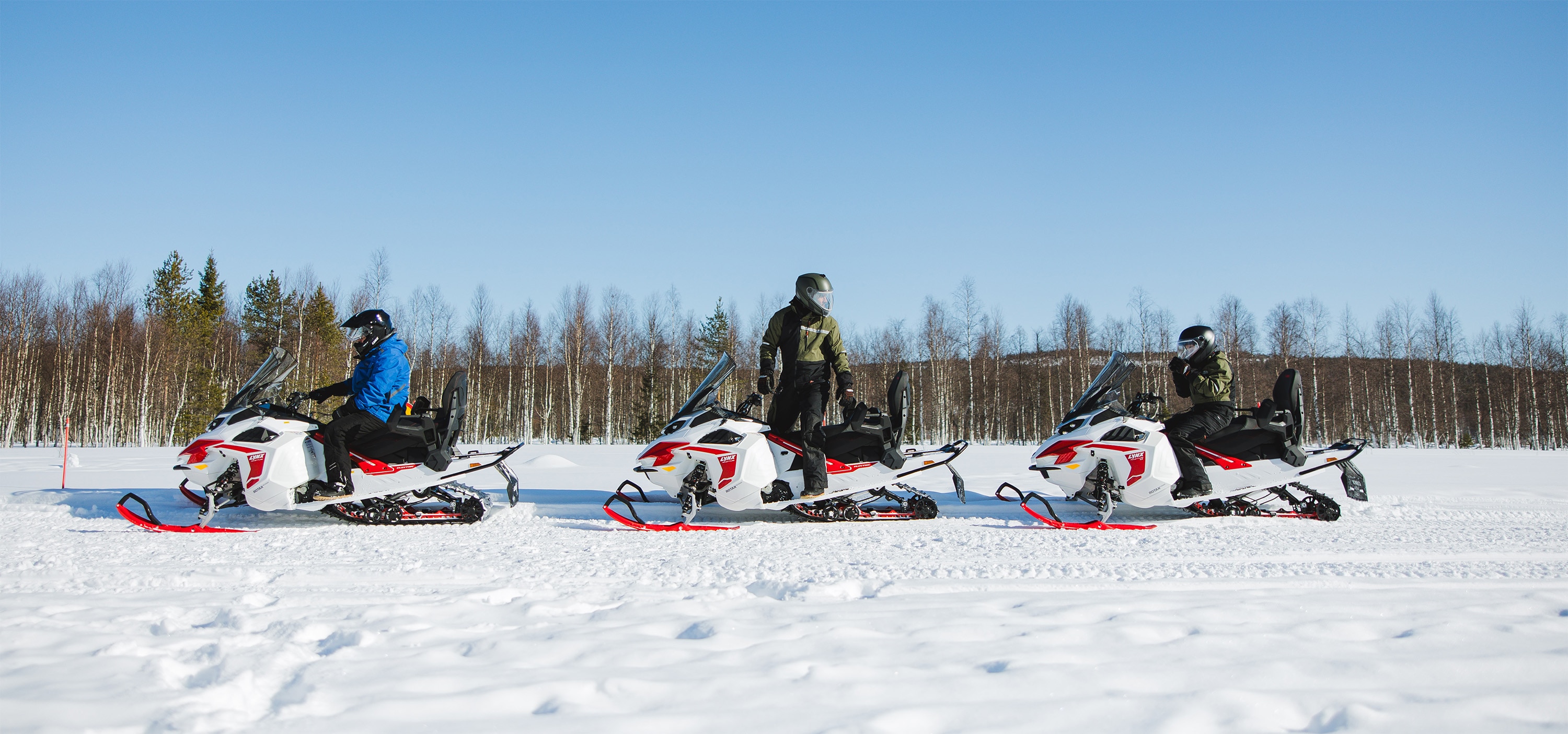 electric ski-doo grand touring in action