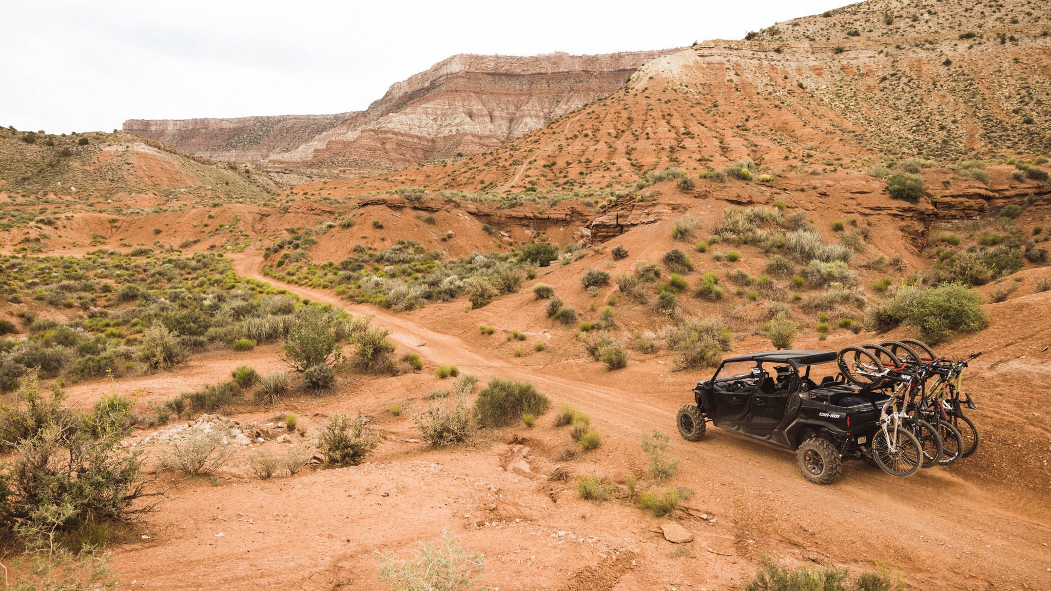 mountain bike and Can-Am