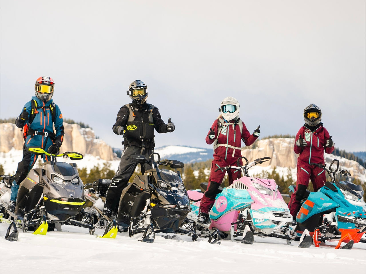 Bring your own Ski-Doo to the deep snow of Sheridan, WY