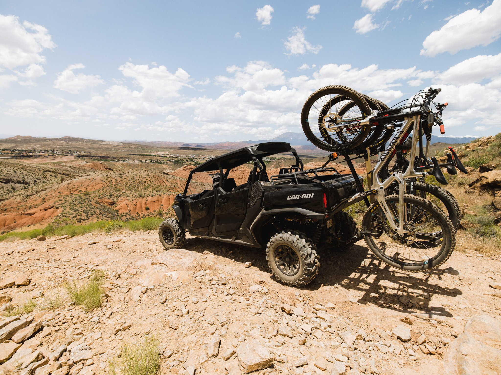Bike and drive the rugged trails of Washington, Utah