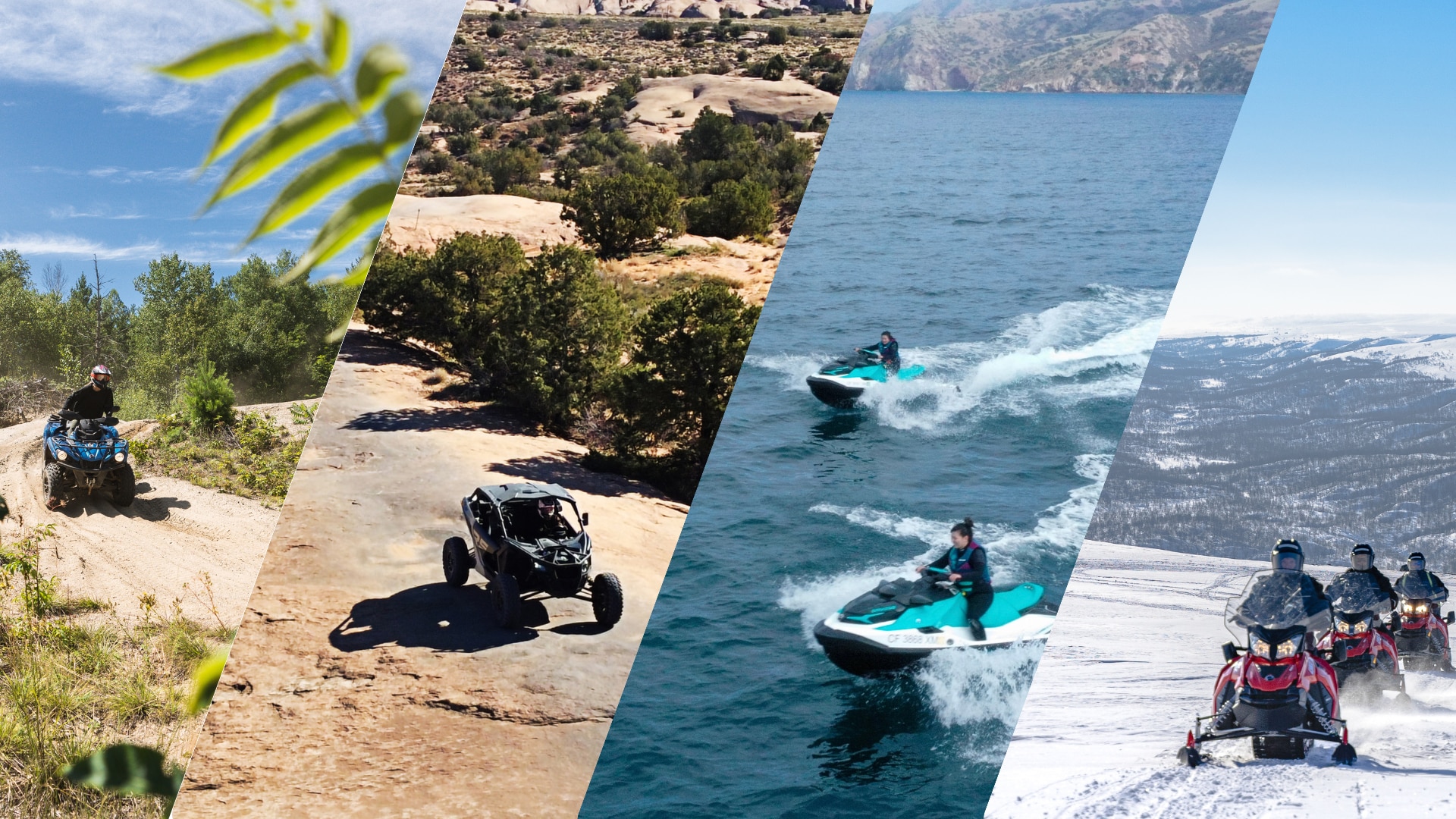 People experiencing outdoor activities