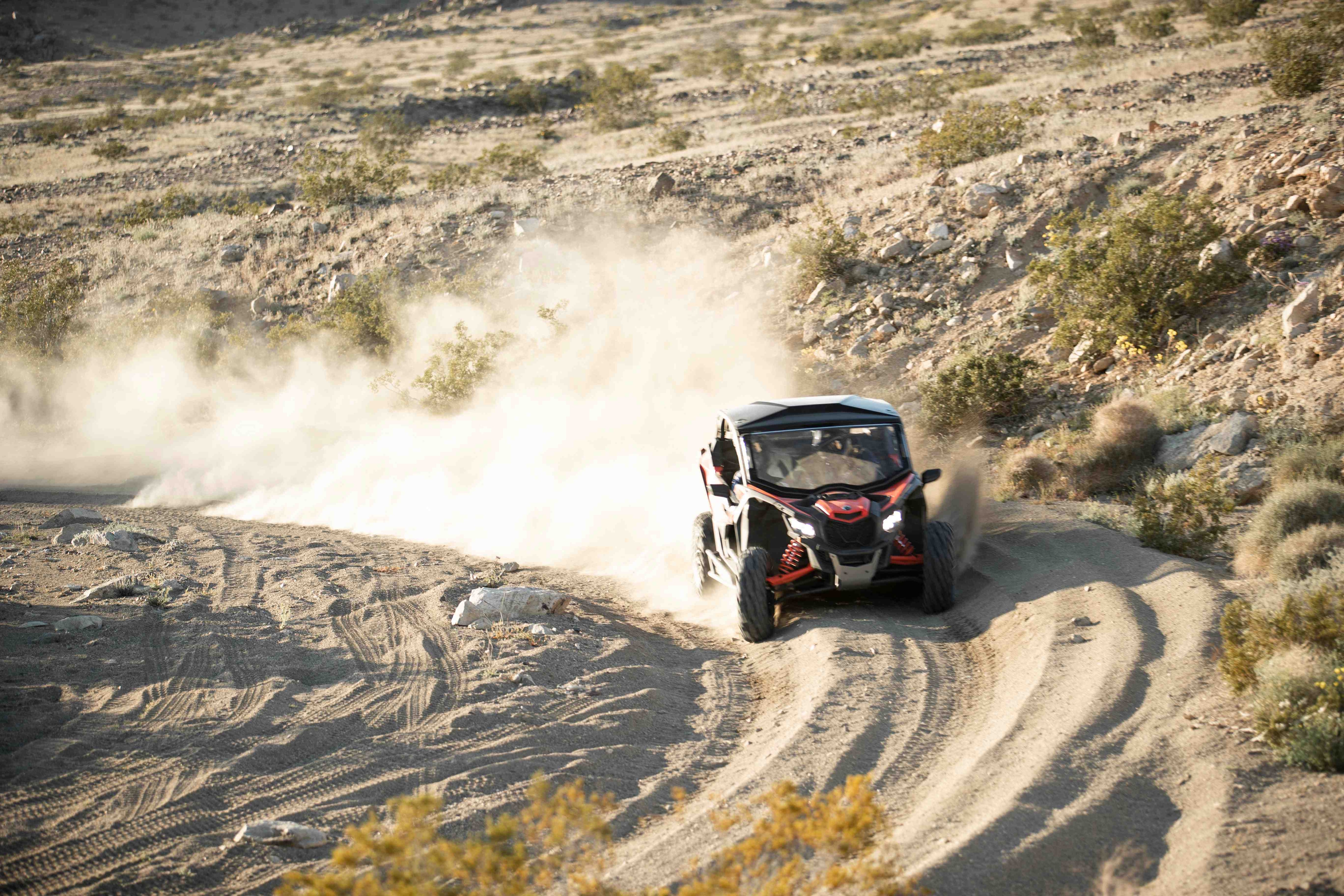 Can-Am Maverick X3 riding in the sand