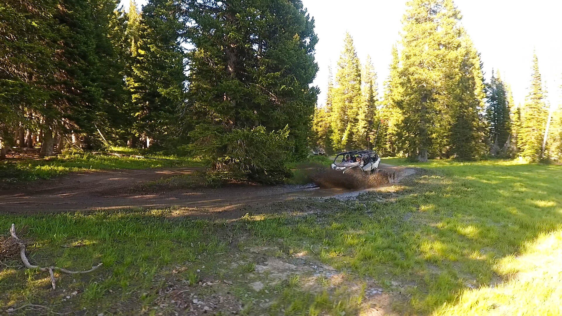 Happy family with Can-Am