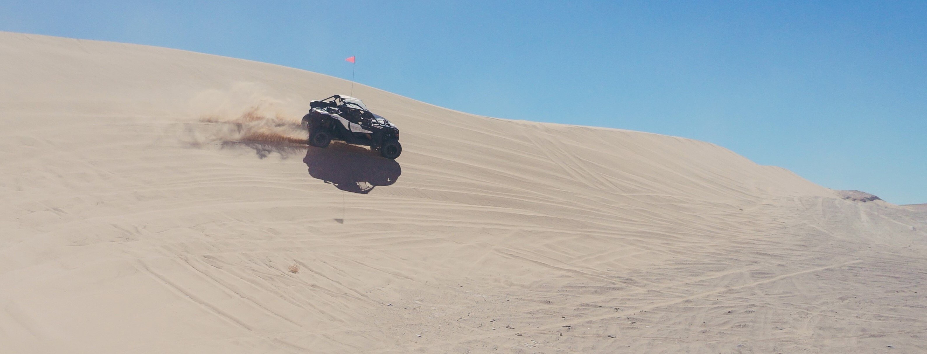 Maverick X3 in sand dunes las vegas