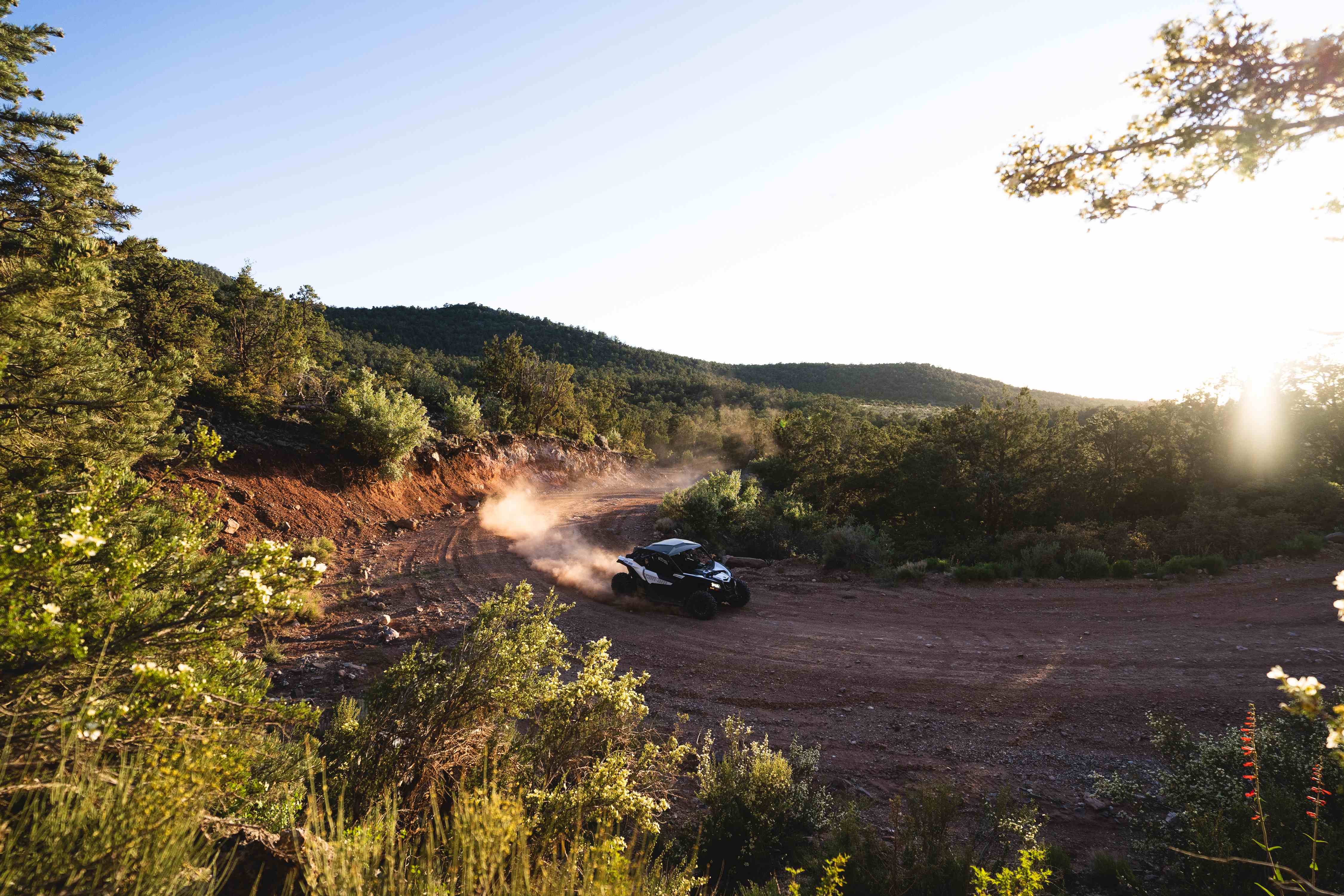 Can-Am Maverick drifting