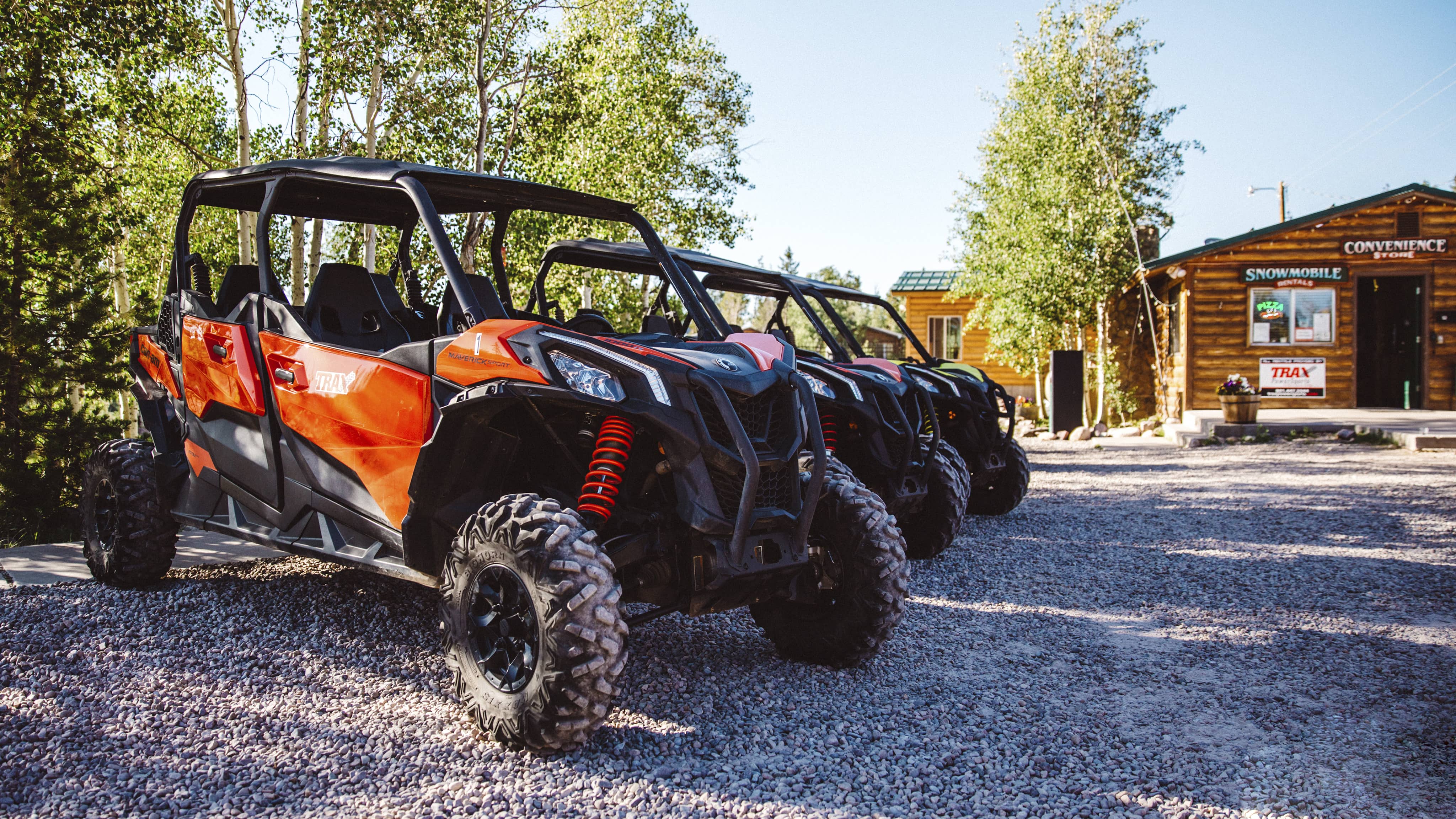 Can-Am Line Up at Trax