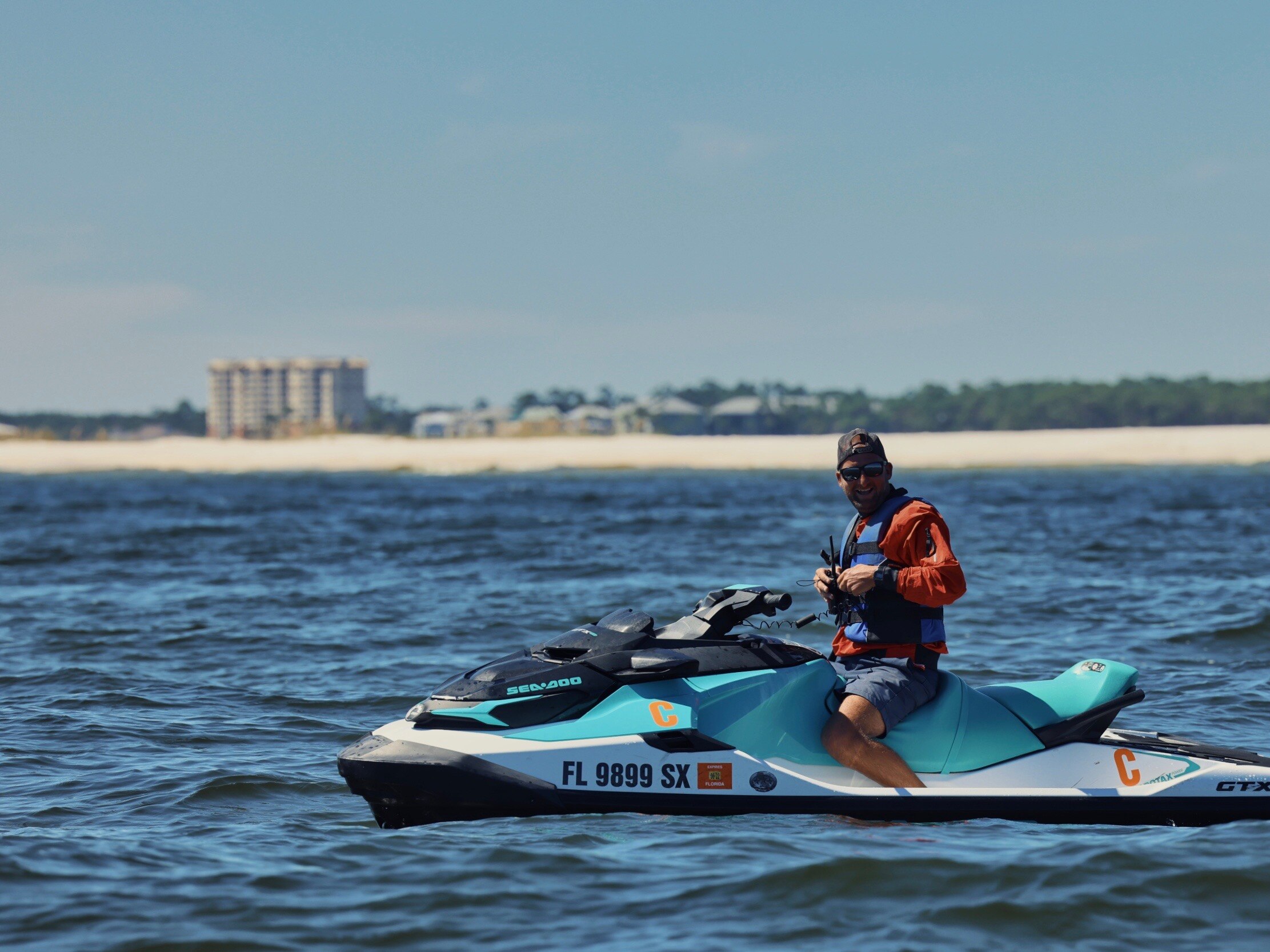 Ride the crystal clear waters off Pensacola Beach, FL