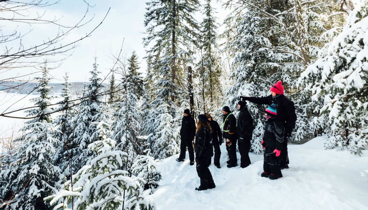 The 2023 Ski-Doo snowmobile lineup trailer