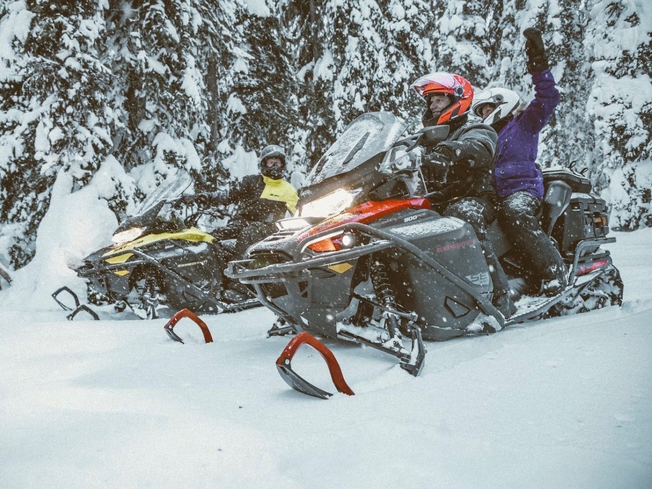 Hop on a two-day Ski-Doo expedition in Charlevoix, QC
