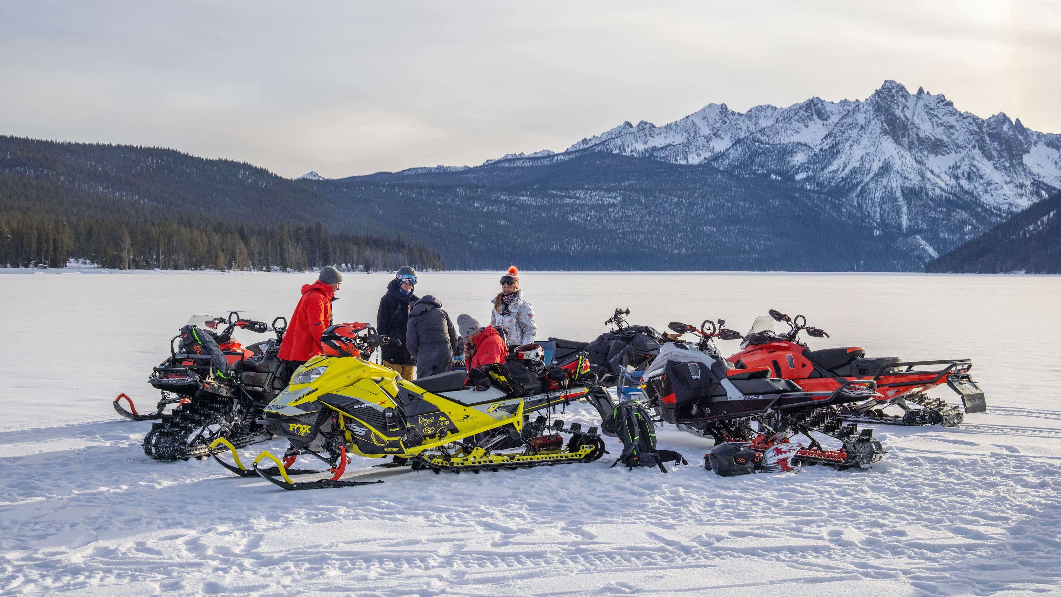 Ski-Doo ride in Idaho