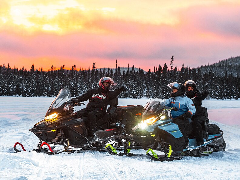 Full-on Ski-Doo fun in West Yellowstone, Montana