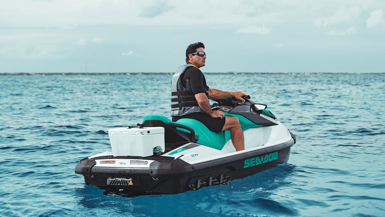 The 2023 Sea-Doo personal watercraft lineup trailer