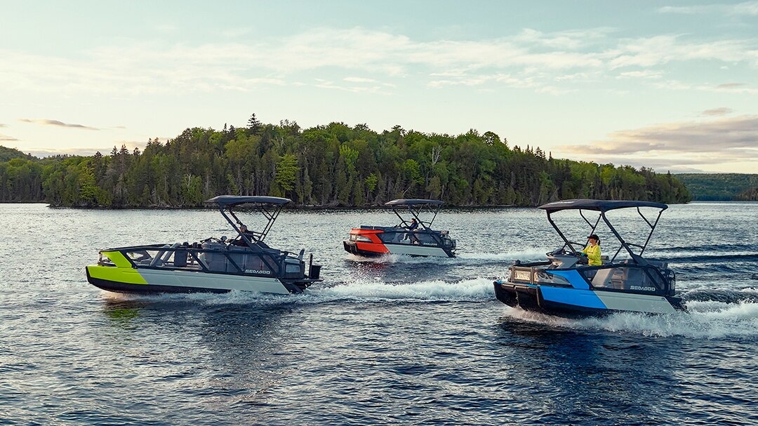2022 Sea-Doo Switch Pontoon Lineup Trailer