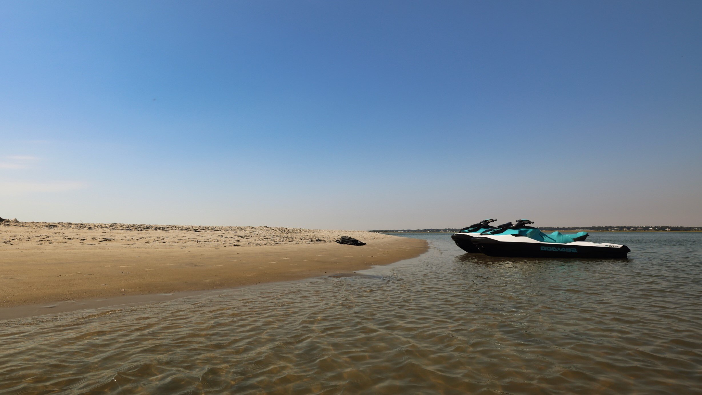 Two Sea-Doo on the beach of Florida