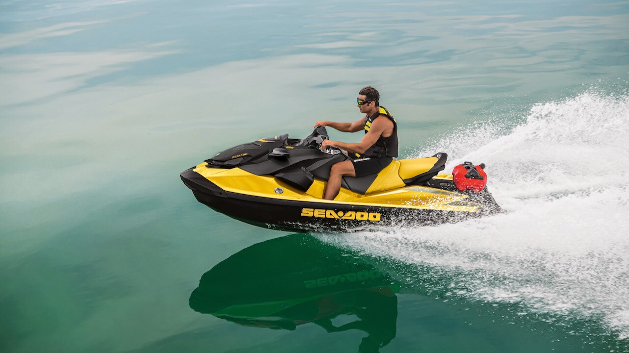 The 2023 Sea-Doo personal watercraft lineup trailer