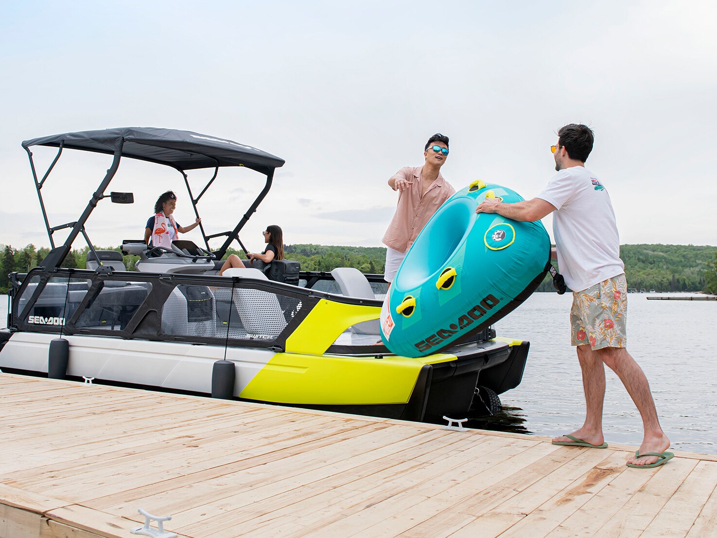 A full day of fun in Sea-Doo Switch on the Ottawa River, QC
