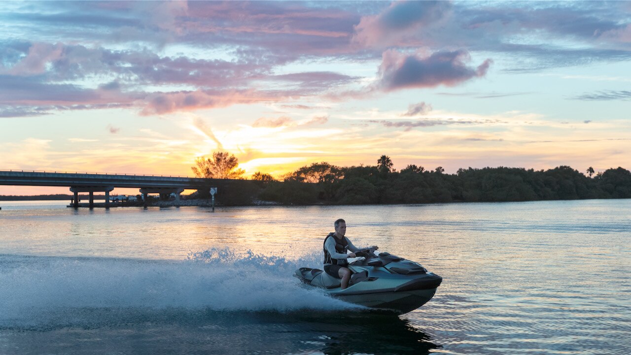 The 2023 Sea-Doo personal watercraft lineup trailer