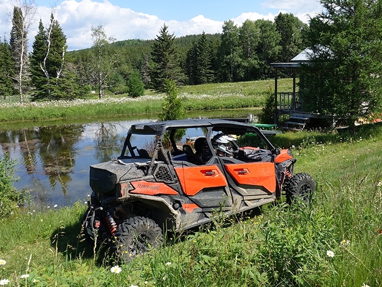 All day riding in the iconic Charlevoix backcountry, in La Malbaie, QC