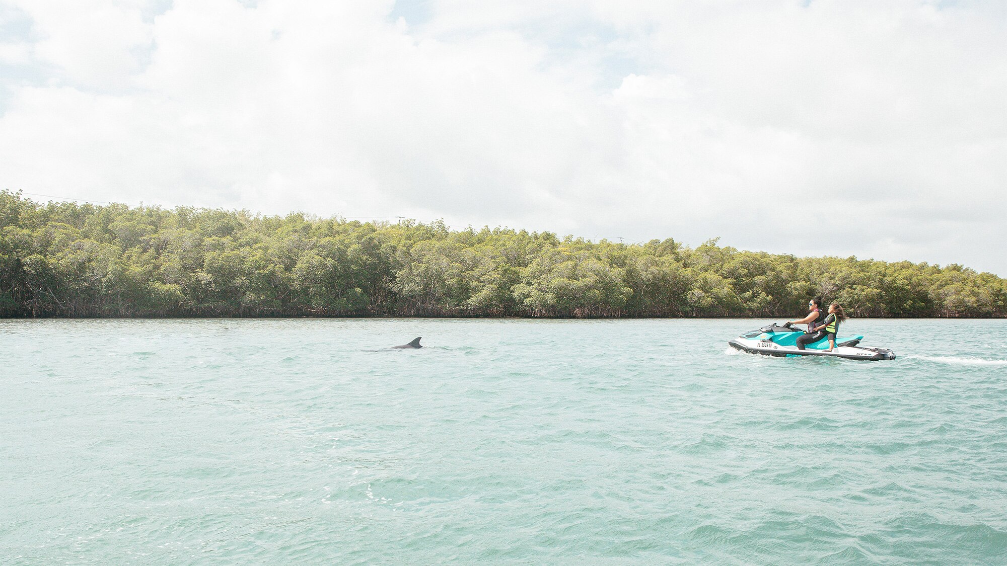 group of riders in Svalbardfamily Sea-Doo ride in Florida