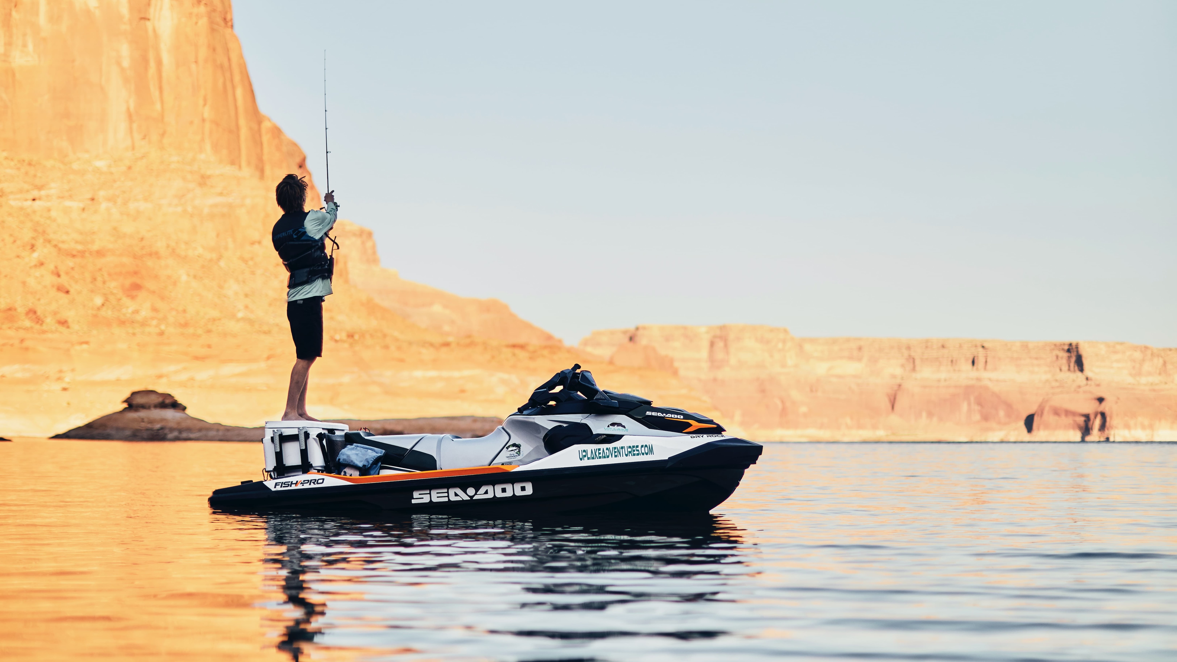 Sea-Doo Fishing in Lake Powell