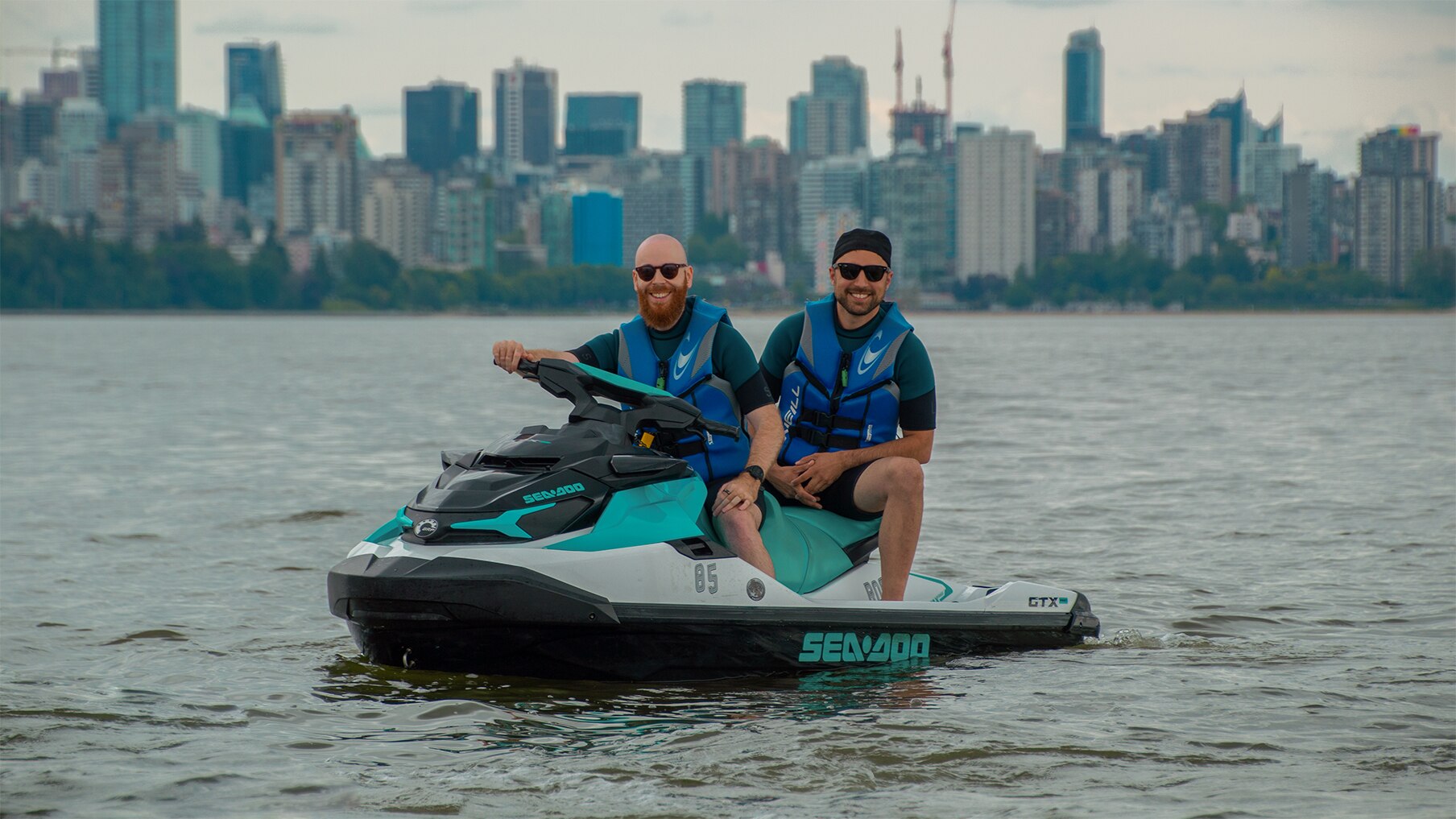 The 2023 Sea-Doo personal watercraft lineup trailer