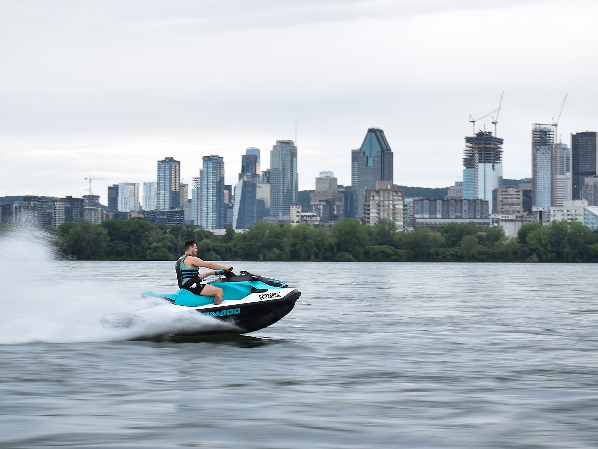 Hop on a Sea-Doo for a unique tour of Montreal, QC